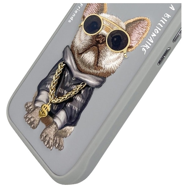 Nimmy Glasses Cool Dog - θήκη για Apple iPhone 16 - Γκρι - Image 7