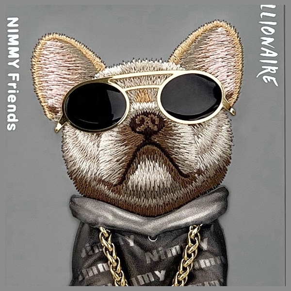 Nimmy Glasses Cool Dog - θήκη για Apple iPhone 16 Pro Max - Γκρι - Image 7