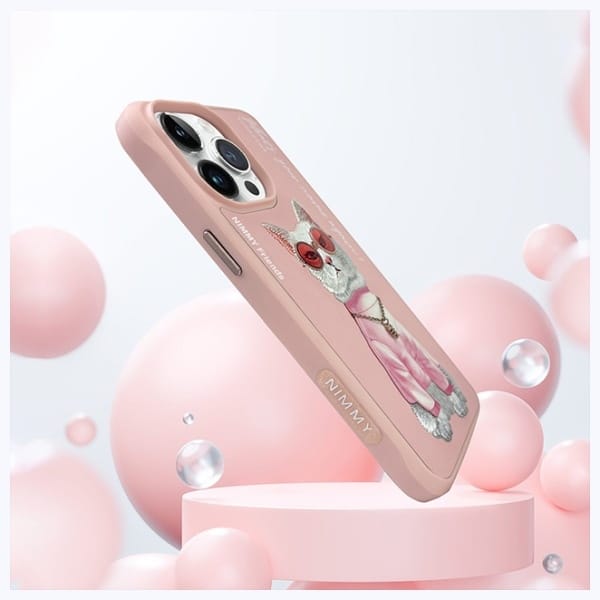 Nimmy Glasses Cool Cat - θήκη για Apple iPhone 15 Pro - Ροζ - Image 8
