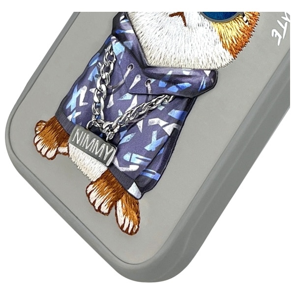 Nimmy Glasses Cool Cat - θήκη για Apple iPhone 15 Pro Max - Γκρι - Image 4
