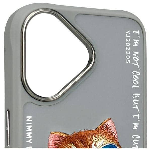 Nimmy Glasses Cool Cat - θήκη για Apple iPhone 16 - Γκρι - Image 5