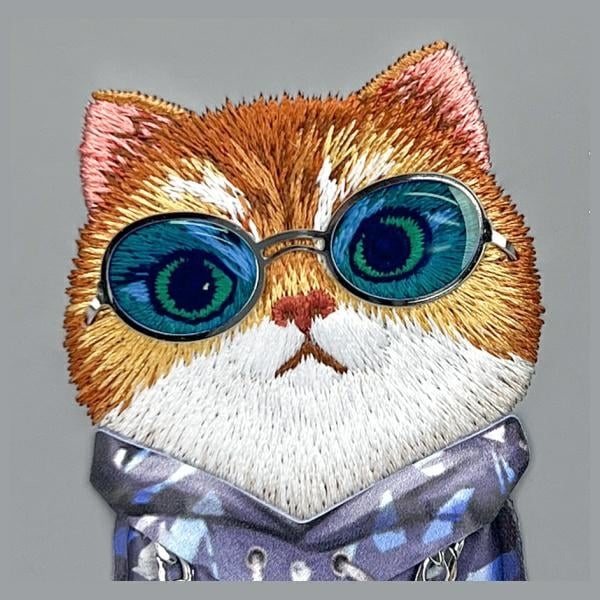 Nimmy Glasses Cool Cat - θήκη για Apple iPhone 16 - Γκρι - Image 9