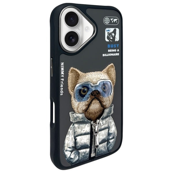 Nimmy Cool&Cute 2.0 Dog - θήκη για Apple iPhone 16 - Μαύρο - Image 2
