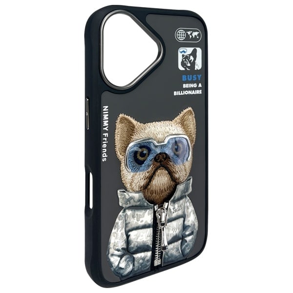 Nimmy Cool&Cute 2.0 Dog - θήκη για Apple iPhone 16 - Μαύρο - Image 4