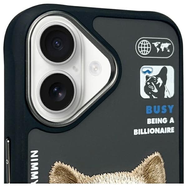 Nimmy Cool&Cute 2.0 Dog - θήκη για Apple iPhone 16 - Μαύρο - Image 3