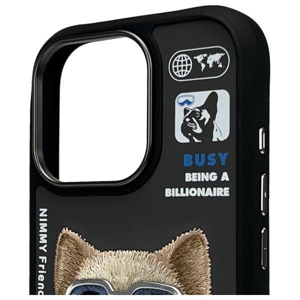 Nimmy Cool&Cute 2.0 Dog - θήκη για Apple iPhone 16 Pro - Μαύρο - Image 3