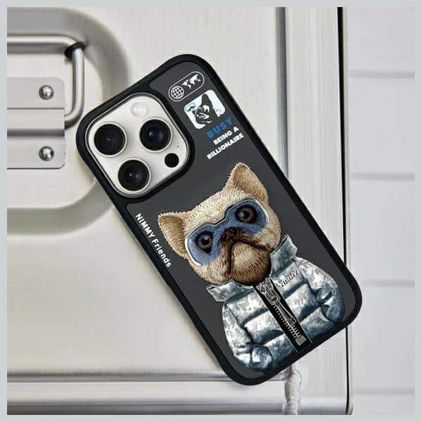 Nimmy Cool&Cute 2.0 Dog - θήκη για Apple iPhone 16 Pro - Μαύρο - Image 8