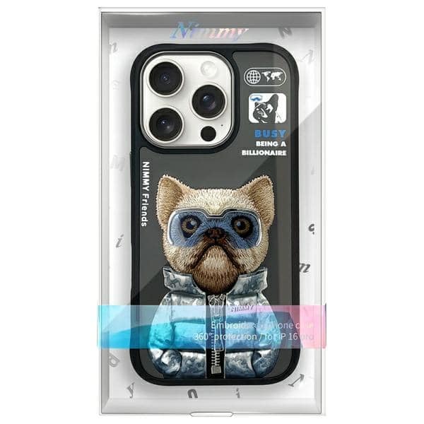 Nimmy Cool&Cute 2.0 Dog - θήκη για Apple iPhone 16 Pro - Μαύρο - Image 9