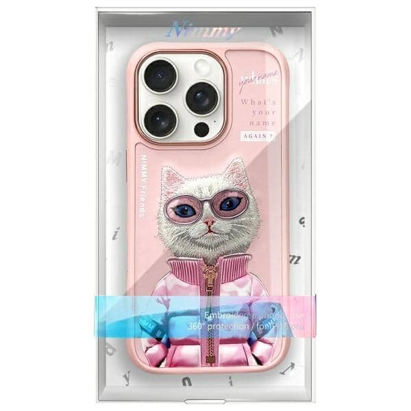 Nimmy Cool&Cute 2.0 Cat - θήκη για Apple iPhone 16 Pro - Ροζ - Image 9