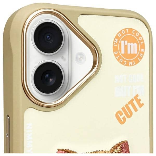 Nimmy Cool&Cute 2.0 Cat - θήκη για Apple iPhone 16 - Κίτρινο - Image 3