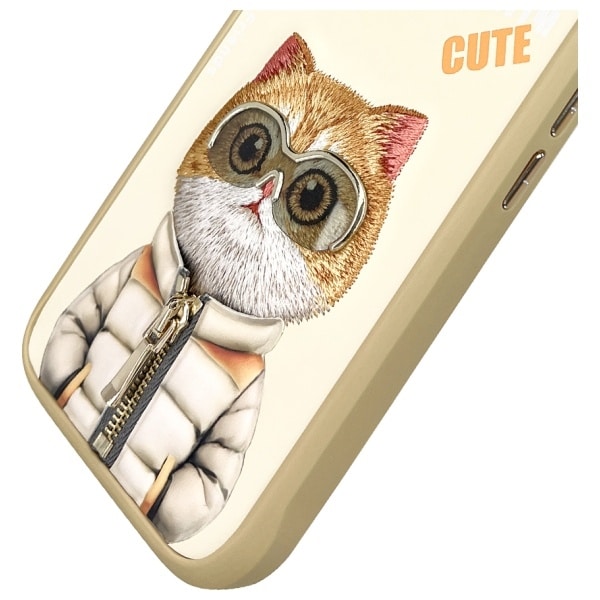 Nimmy Cool&Cute 2.0 Cat - θήκη για Apple iPhone 16 - Κίτρινο - Image 7