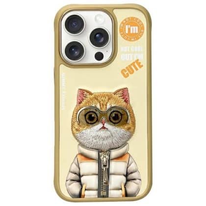 Nimmy Cool&Cute 2.0 Cat - θήκη για Apple iPhone 16 Pro Max - Κίτρινο