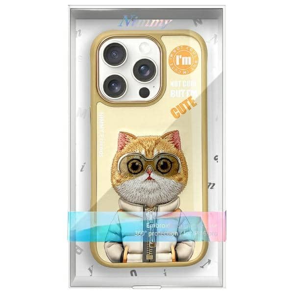 Nimmy Cool&Cute 2.0 Cat - θήκη για Apple iPhone 16 Pro Max - Κίτρινο - Image 9