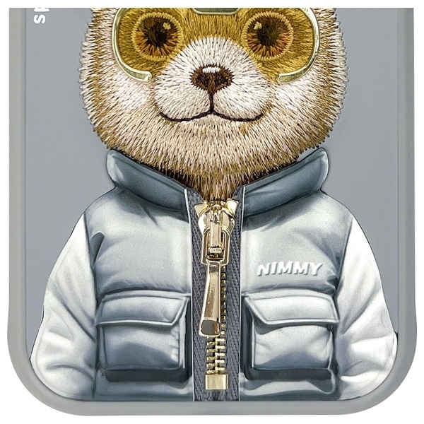 Nimmy - Cool&Cute 2.0 Bear - Apple iPhone 15 - Γκρι - Image 11