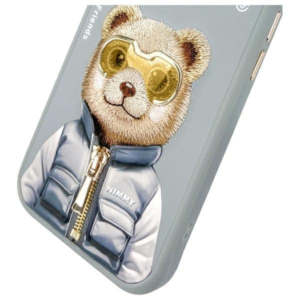 Nimmy - Cool&Cute 2.0 Bear - Apple iPhone 15 - Γκρι - Image 10