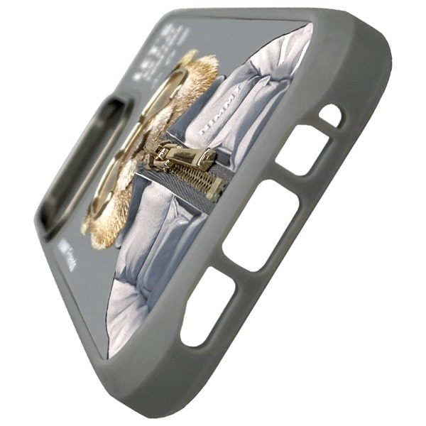 Nimmy Cool&Cute 2.0 Bear - θήκη για Apple iPhone 16 Pro - Γκρι - Image 6