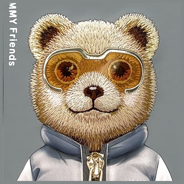 Nimmy Cool&Cute 2.0 Bear - θήκη για Apple iPhone 16 Pro - Γκρι - Image 7