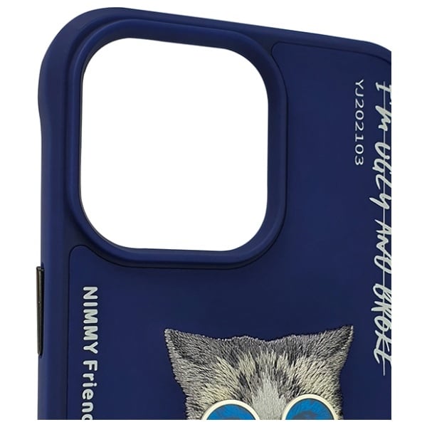 Nimmy Glasses Cool Cat - θήκη για Apple iPhone 15 Pro - Μπλε - Image 3