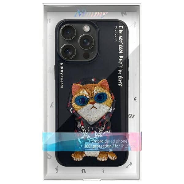 Nimmy - Glasses Cool Cat - Apple iPhone 15 Pro Max - Μαύρο - Image 11