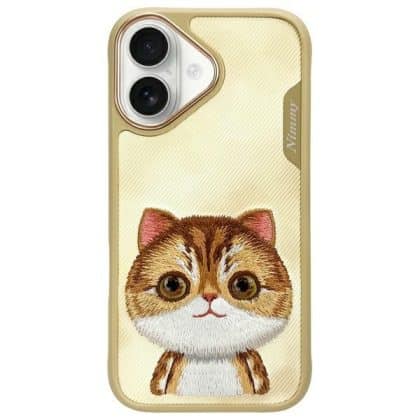 Nimmy Big Eyed Pet 2.0 Cat - θήκη για Apple iPhone 16 - Κίτρινο