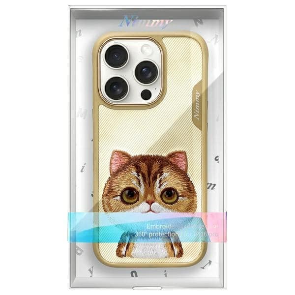 Nimmy Big Eyed Pet 2.0 Cat - θήκη για Apple iPhone 16 Pro - Κίτρινο - Image 9