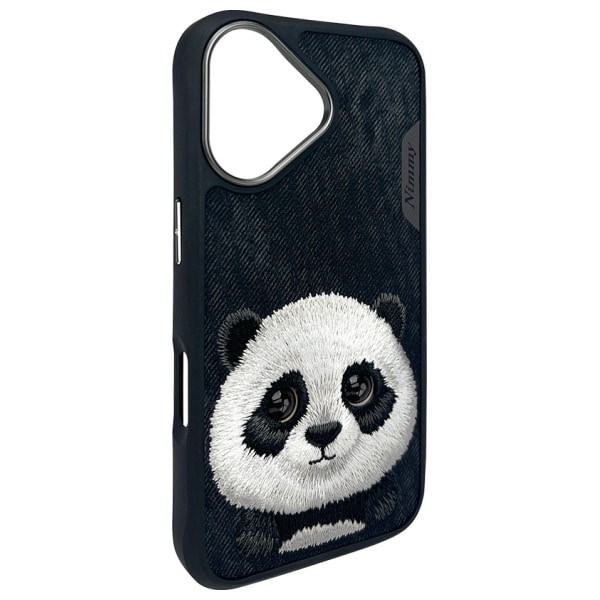 Nimmy Big Eyed Pet 2.0 Panda - θήκη για Apple iPhone 16 - Μαύρο - Image 4