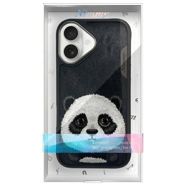 Nimmy Big Eyed Pet 2.0 Panda - θήκη για Apple iPhone 16 - Μαύρο - Image 12