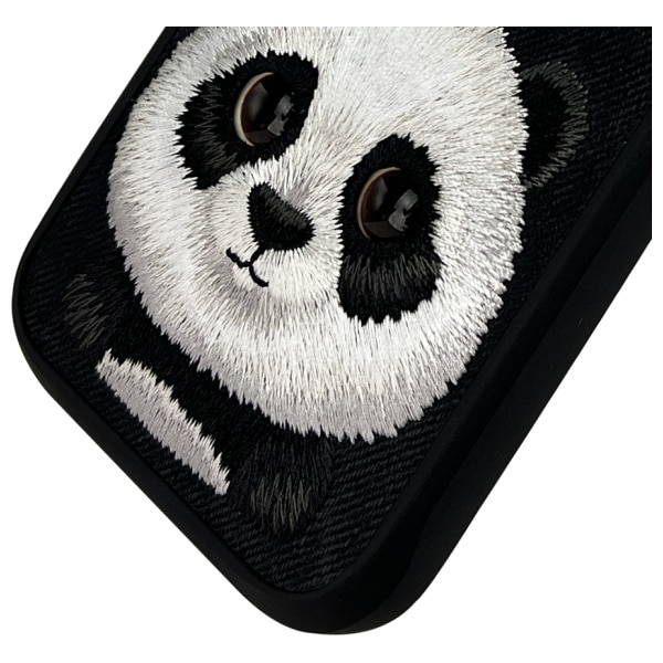 Nimmy Big Eyed Pet 2.0 Panda - θήκη για Apple iPhone 16 Pro - Μαύρο - Image 4