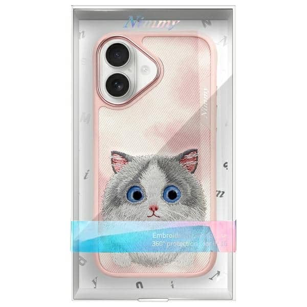 Nimmy Big Eyed Pet 2.0 Cat - θήκη για Apple iPhone 16 - Ροζ - Image 12