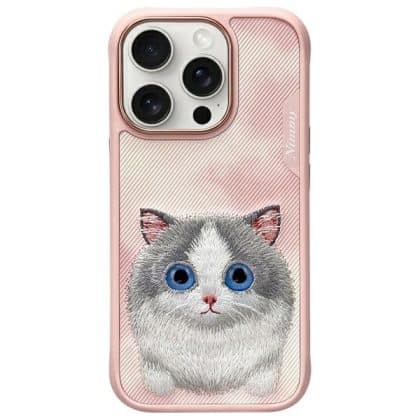 Nimmy Big Eyed Pet 2.0 Cat - θήκη για Apple iPhone 16 Pro - Ροζ