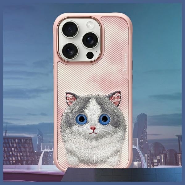 Nimmy Big Eyed Pet 2.0 Cat - θήκη για Apple iPhone 16 Pro Max - Ροζ - Image 8