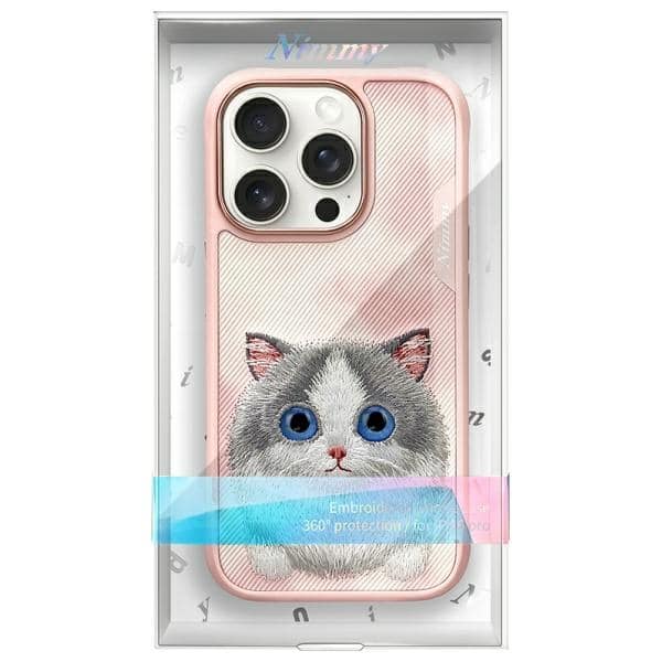 Nimmy Big Eyed Pet 2.0 Cat - θήκη για Apple iPhone 16 Pro Max - Ροζ - Image 9
