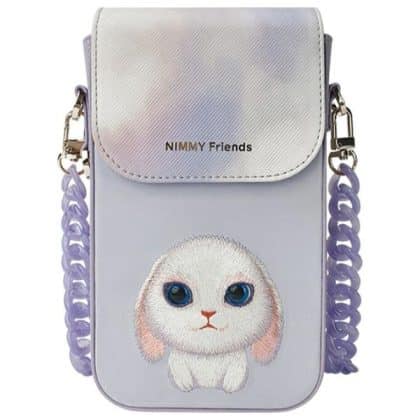 Big Eyed Pet τσάντα τηλεφώνου Nimmy 2.0 Κουνέλι μωβ