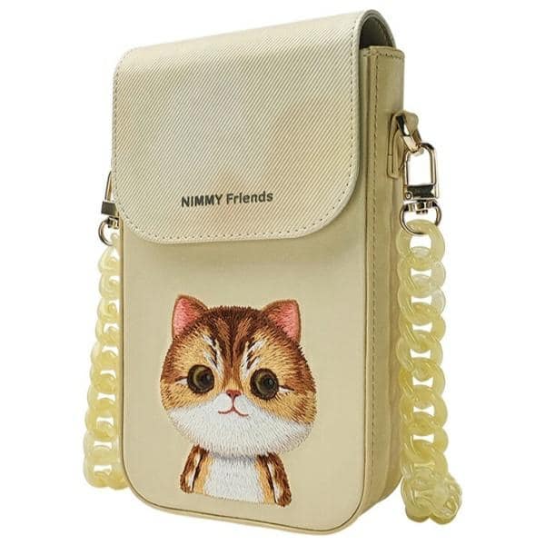 Big Eyed Pet 2.0 Σετ 3 σε 1 τσάντα για τηλέφωνο + πορτοφόλι + θήκη για τοποθετητή καφέ - Image 5