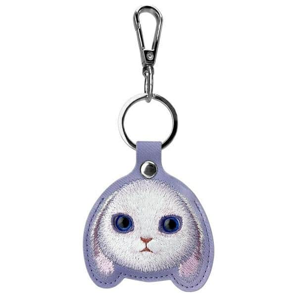 Big Eyed Pet Ζεύγος 3 σε 1 τσάντα για τηλέφωνο + πορτοφόλι + θήκη για τοποθετητή μωβ - Image 4