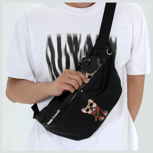 Nimmy γυαλιά crossbody Cool Dog μαύρο - Image 10