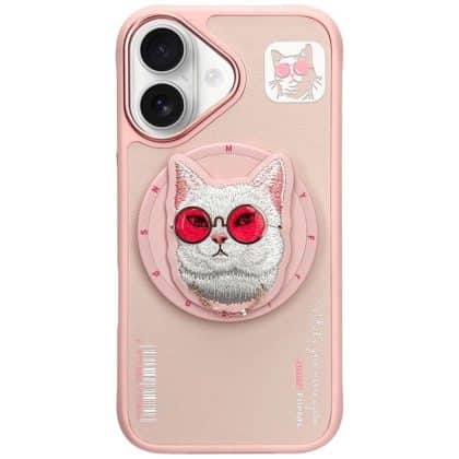 Nimmy - Glasses Cool Cat MagSafe - Apple iPhone 16 - Ροζ
