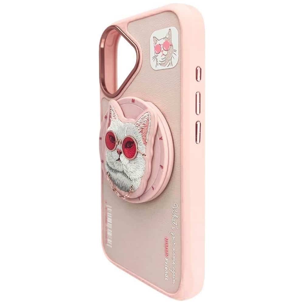 Nimmy - Glasses Cool Cat MagSafe - Apple iPhone 16 - Ροζ - Image 4