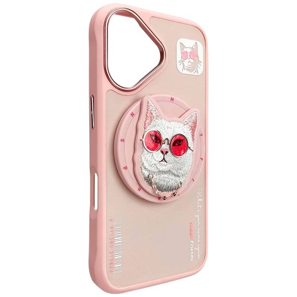 Nimmy - Glasses Cool Cat MagSafe - Apple iPhone 16 - Ροζ - Image 5