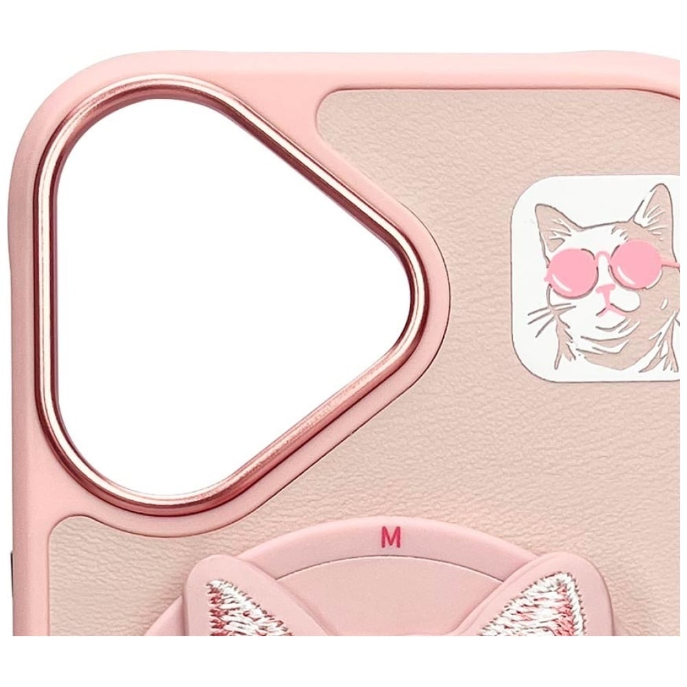 Nimmy - Glasses Cool Cat MagSafe - Apple iPhone 16 - Ροζ - Image 7