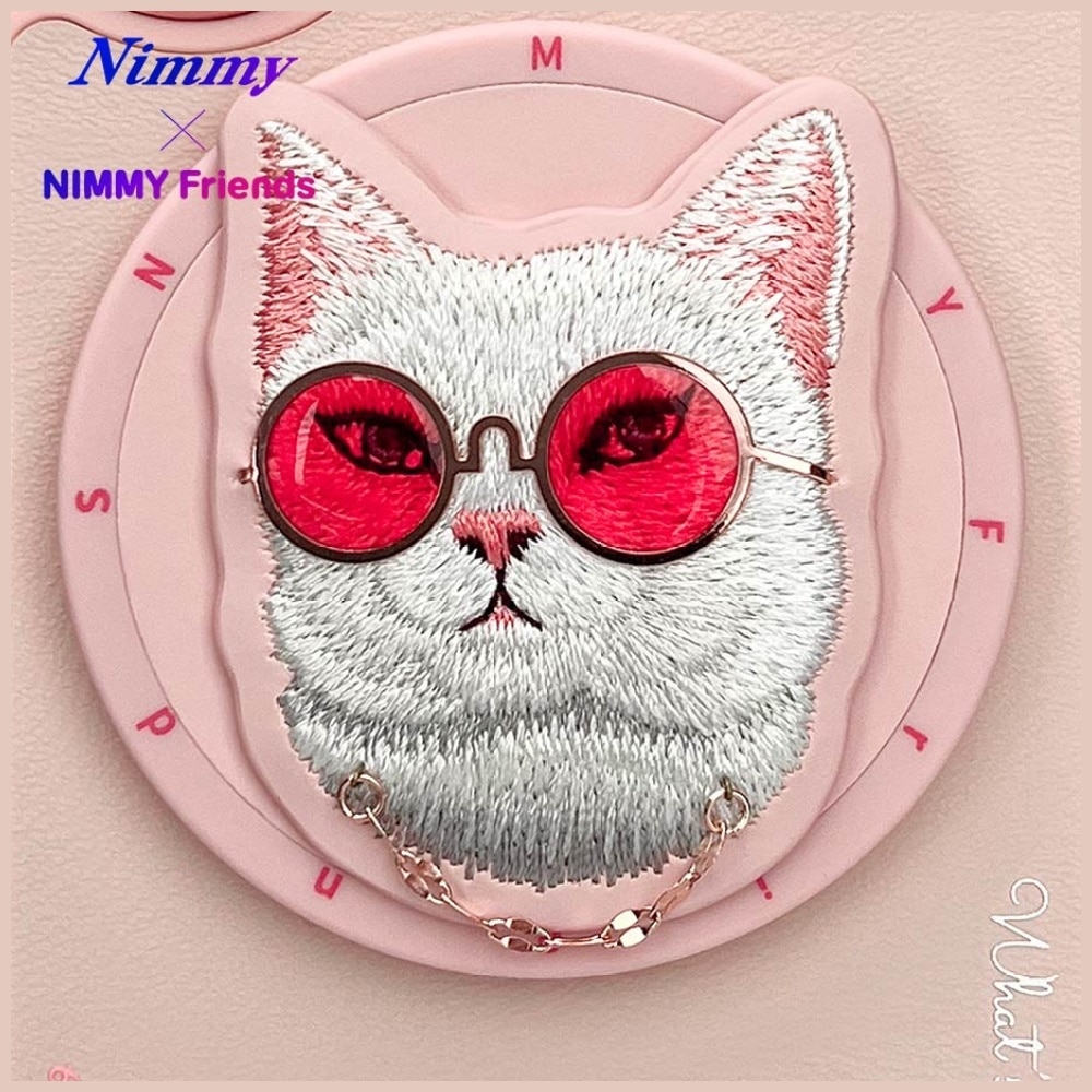 Nimmy - Glasses Cool Cat MagSafe - Apple iPhone 16 - Ροζ - Image 8