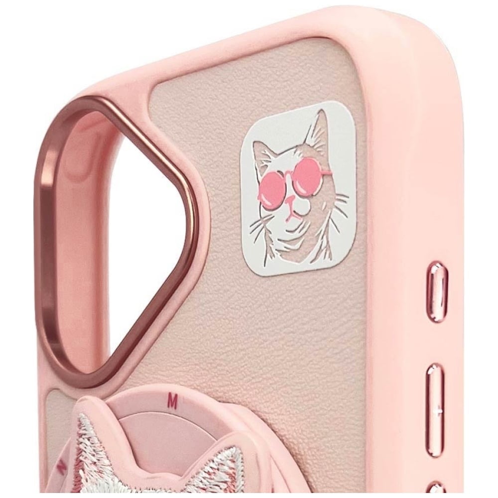 Nimmy - Glasses Cool Cat MagSafe - Apple iPhone 16 - Ροζ - Image 9