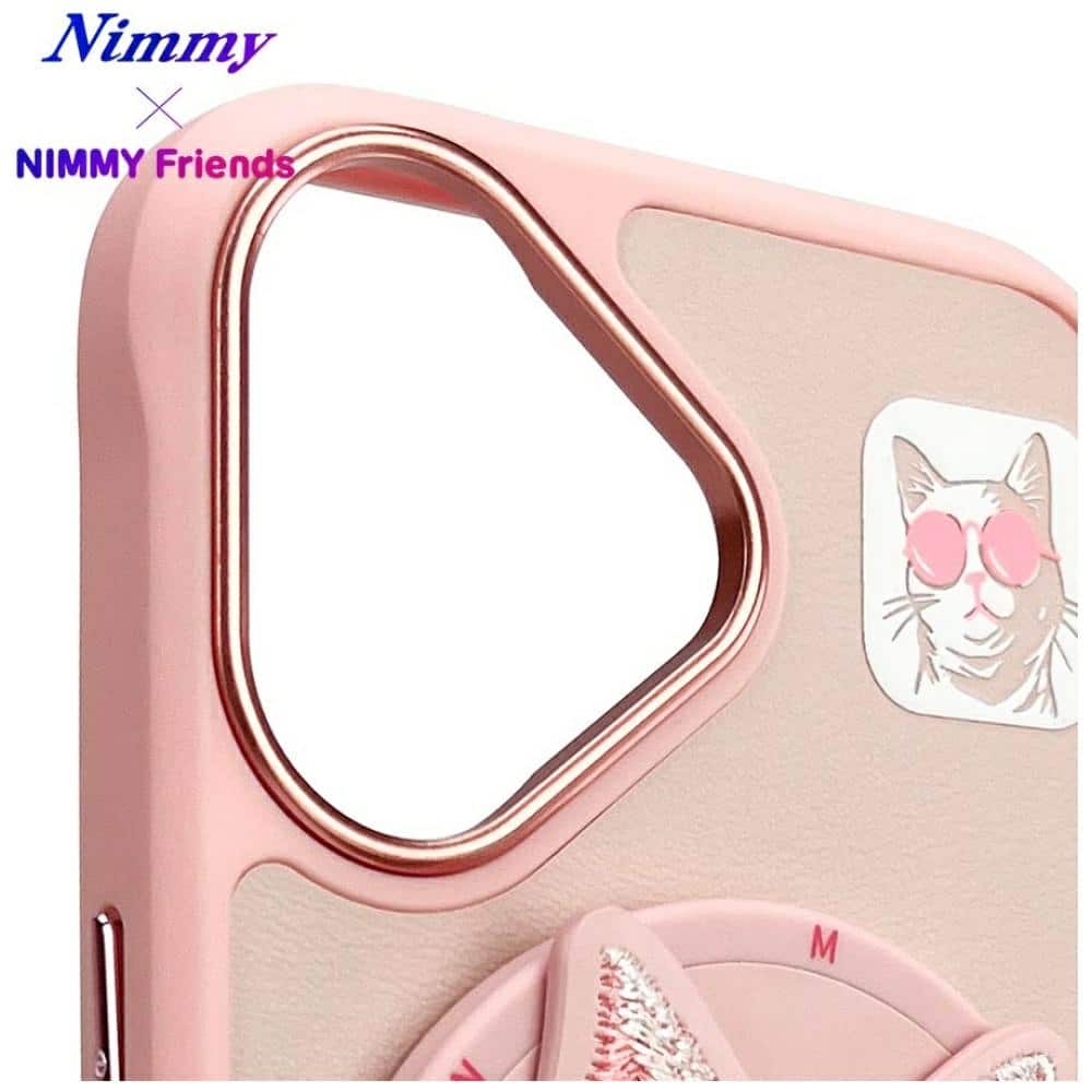 Nimmy - Glasses Cool Cat MagSafe - Apple iPhone 16 - Ροζ - Image 10