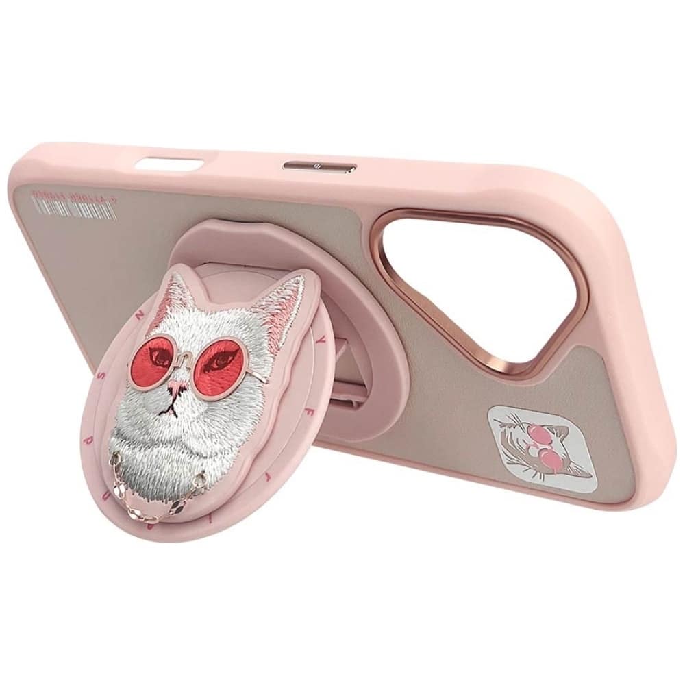 Nimmy - Glasses Cool Cat MagSafe - Apple iPhone 16 - Ροζ - Image 14