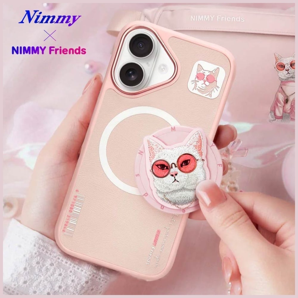 Nimmy - Glasses Cool Cat MagSafe - Apple iPhone 16 - Ροζ - Image 16