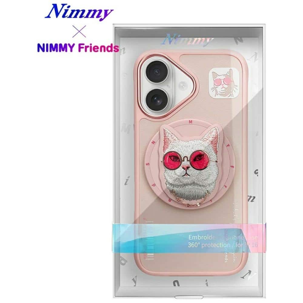 Nimmy - Glasses Cool Cat MagSafe - Apple iPhone 16 - Ροζ - Image 17