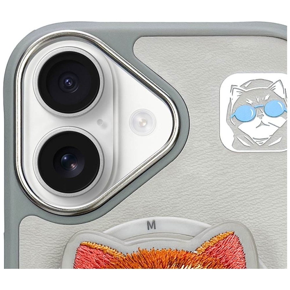 Nimmy Glasses Cool Cat MagSafe - θήκη για Apple iPhone 16 - Γκρι - Image 6