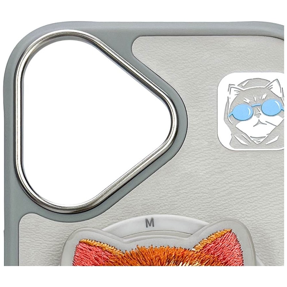 Nimmy Glasses Cool Cat MagSafe - θήκη για Apple iPhone 16 - Γκρι - Image 7