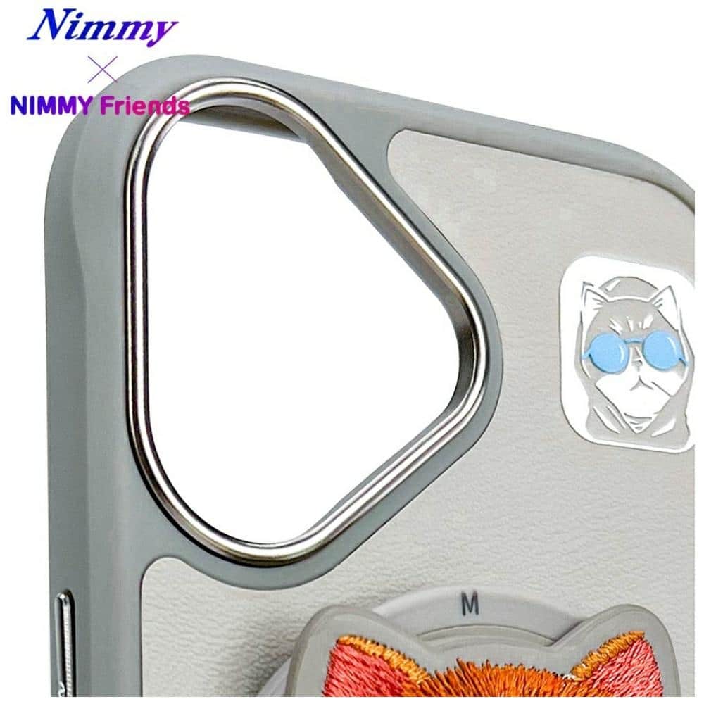 Nimmy Glasses Cool Cat MagSafe - θήκη για Apple iPhone 16 - Γκρι - Image 10
