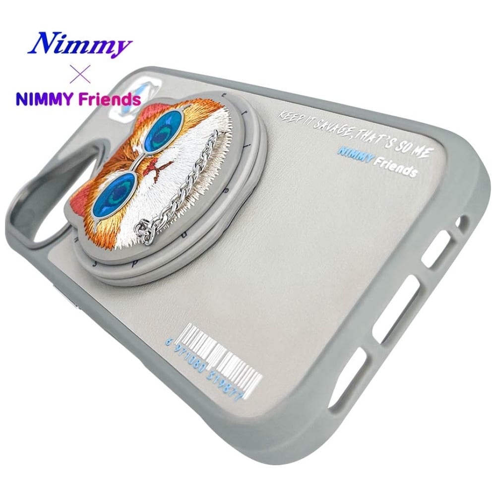 Nimmy Glasses Cool Cat MagSafe - θήκη για Apple iPhone 16 - Γκρι - Image 13